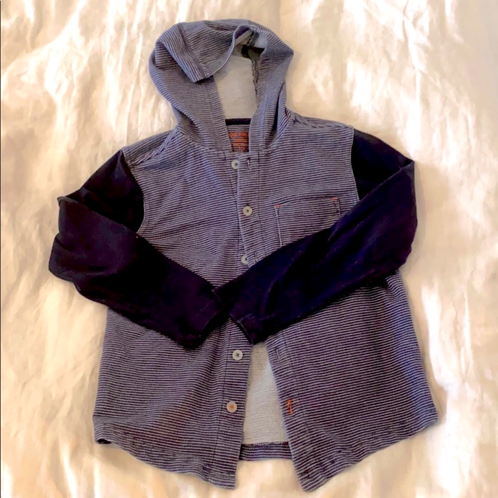 Joe Fresh Button- Up Boys Hoodie